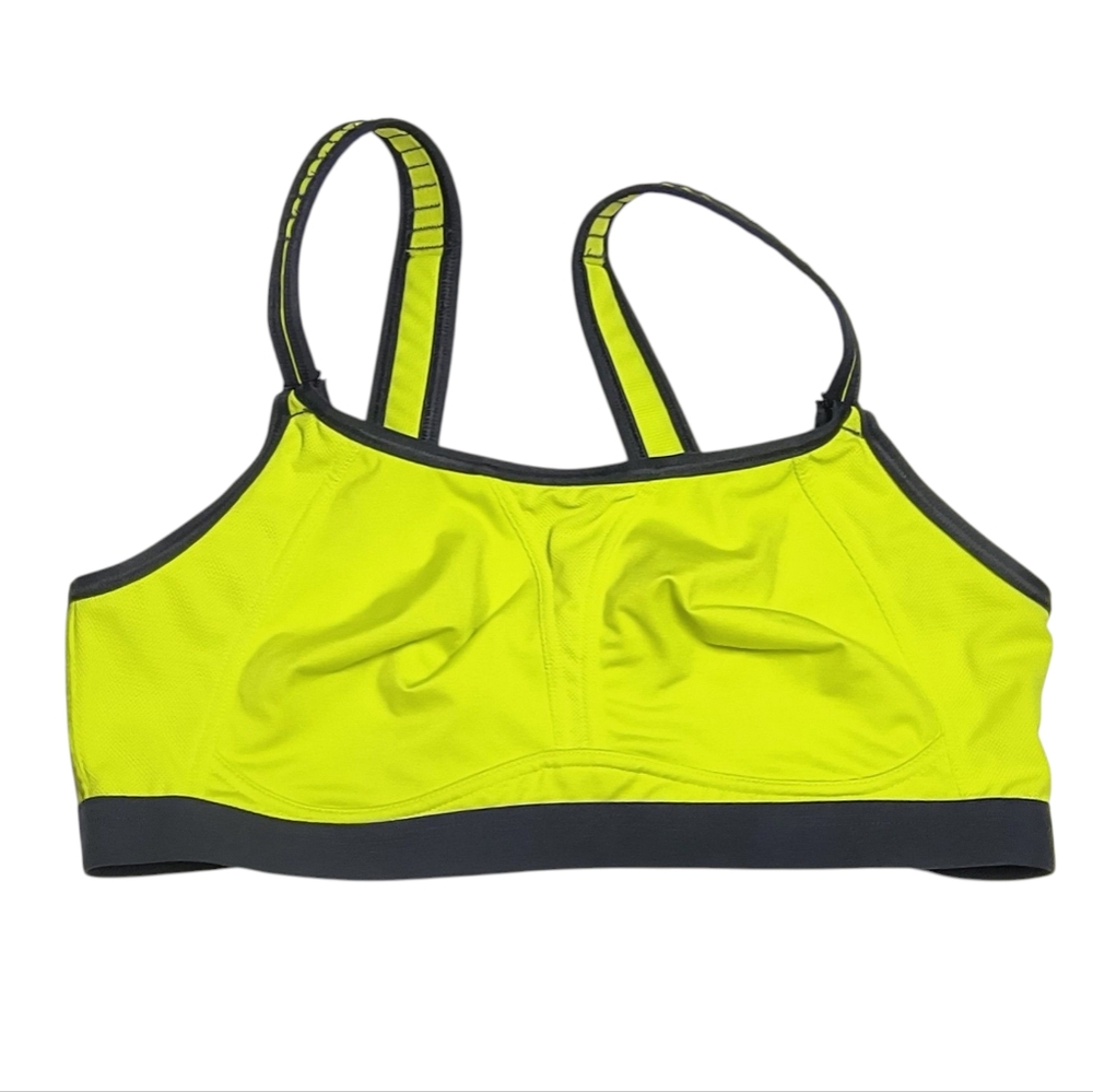 Soma Sport Max Support Wireless Neon Yellow Athletic Sports Bra 36C